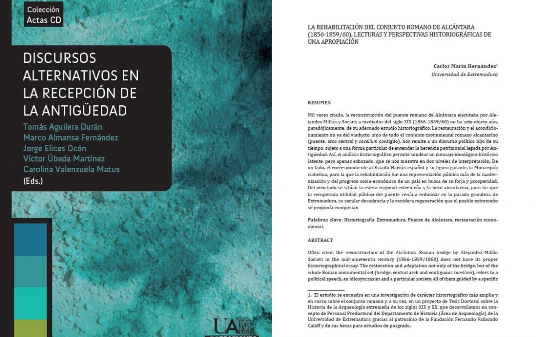 Estudio de investigacón de Carlos Marín sobre la rehabilitación del puente romano de Alcántara