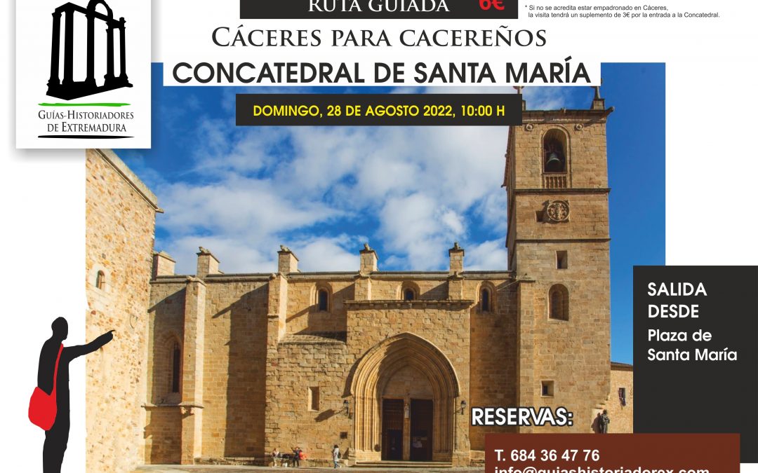 La concatedral de Santa María, protagonista de «Cáceres para cacereños»