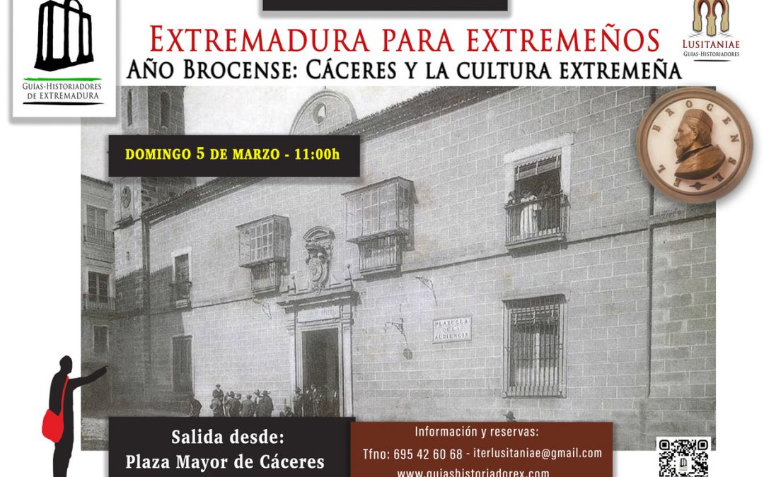 "Extremadura para extremeños" en Cáceres, la cultura regional con Juan Rebollo.